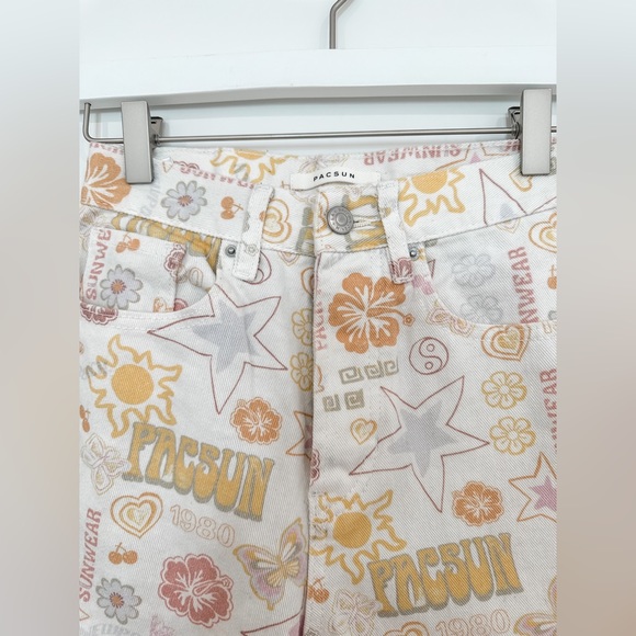 NWOT PacSun Mixed Pacific Sunwear Print Dad Jean in Size 24 - Picture 8 of 16